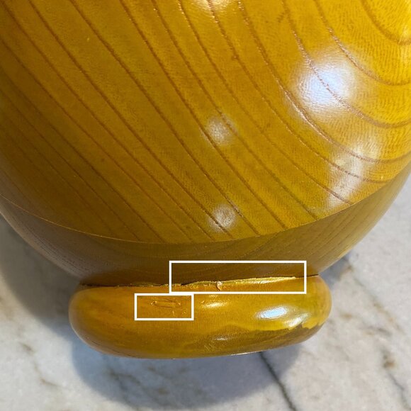 MCM Nut Snack Bowl Orb/Globe w/serving spoon - Picture 4 of 5